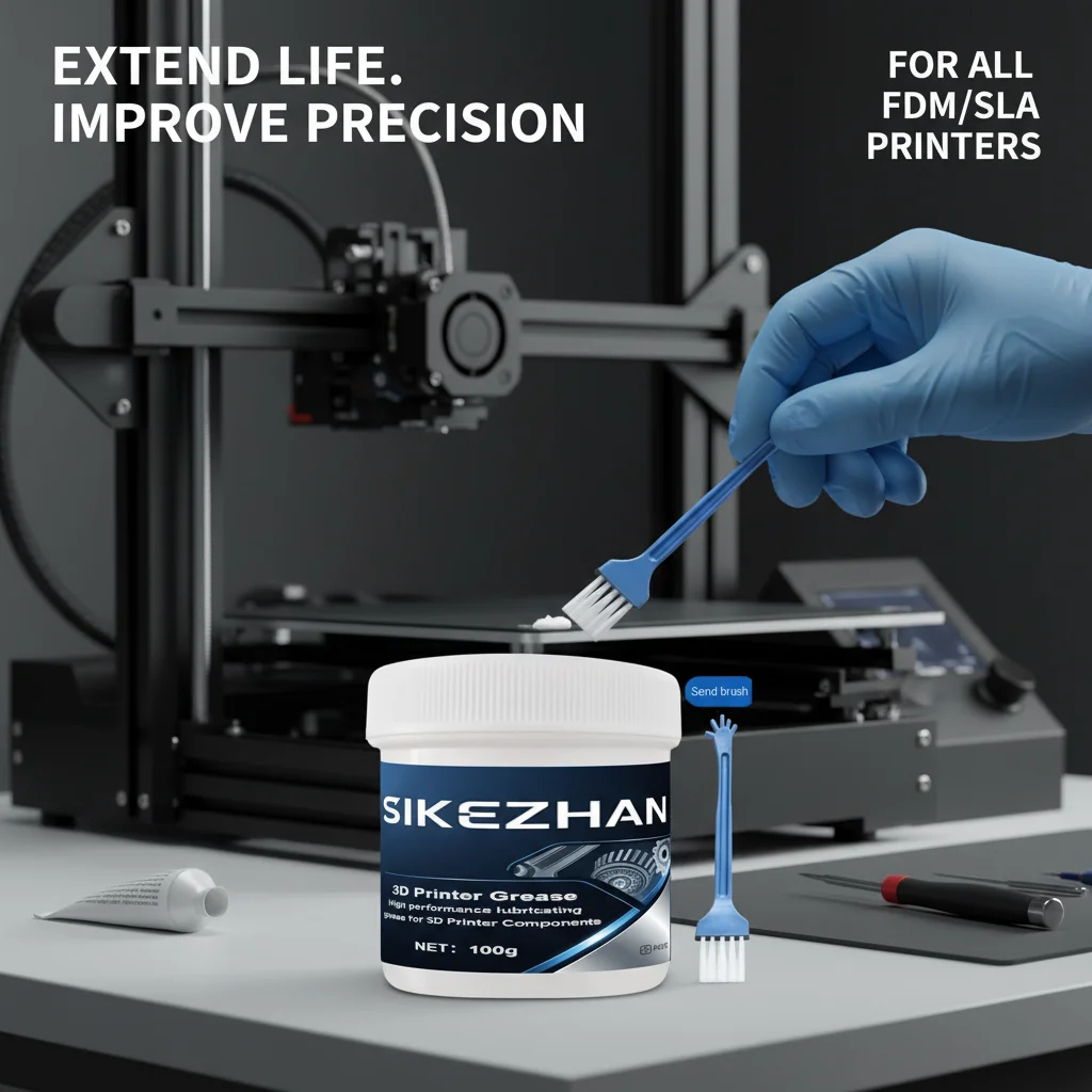 Ultimate 3D Printer Lubricant:High-Speed Lithium Grease for Lead Screws&Linear Rails.Reduces Noise,Friction&Wear Smooth Printing