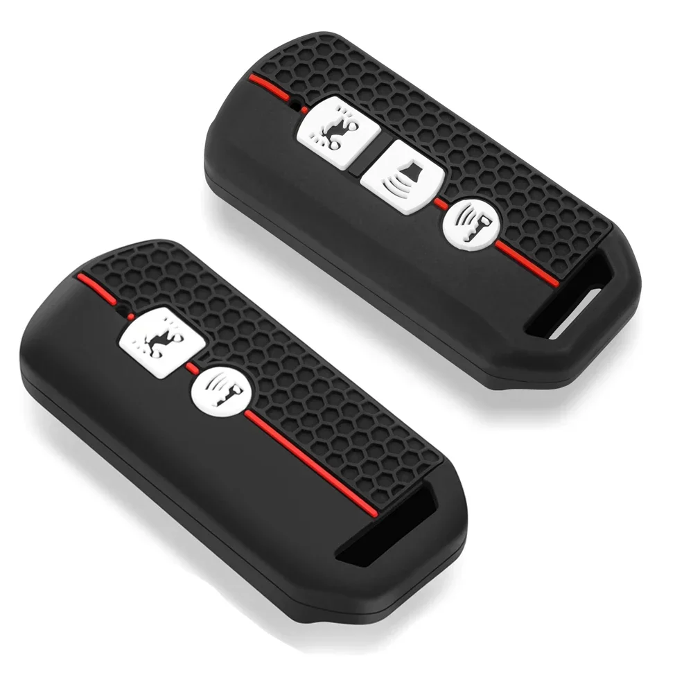 Étui pour clé en Silicone, porte-clés pour Honda Pcx 125 Forza 125 300 350 750 ADV Xadv Super Cup SH150i SH300 Sh125 XAV Xlov SH