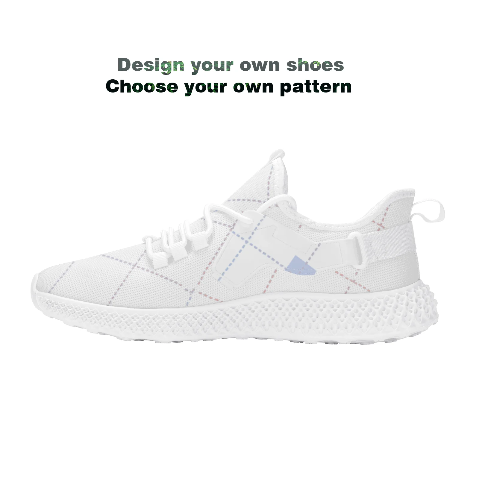 

Customizable, custom prints, designer shoes, casual mesh sneakers for men and women. Sizes: EU 36-48