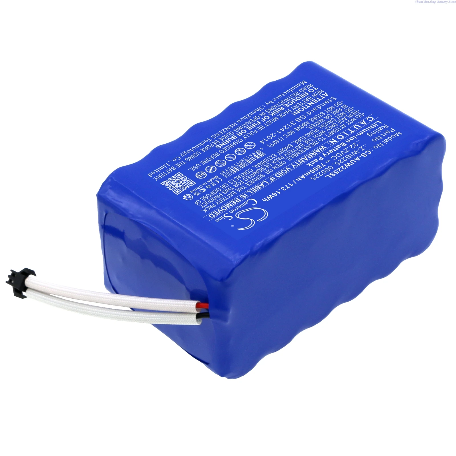 Cameron Sino 22.2V 7800mAh Lighting & Studio Battery Z-WIB225, 060225 for American DJ WiFLY Par QA5 +TOOL