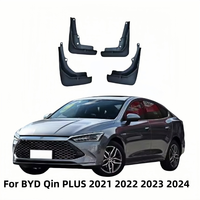 MudFlaps For BYD Qin PLUS 2021 2022 2023 2024 Mudguards Mud Flaps Splash Guards Front Rear Wheels Fender Car Accessories 4Pcs