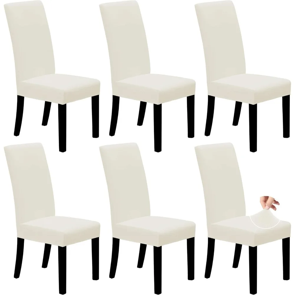 

Набор эластичных чехлов для обеденных стульев из 6 шт., чехлы в стиле Parsons для столовых и специальных мероприятий