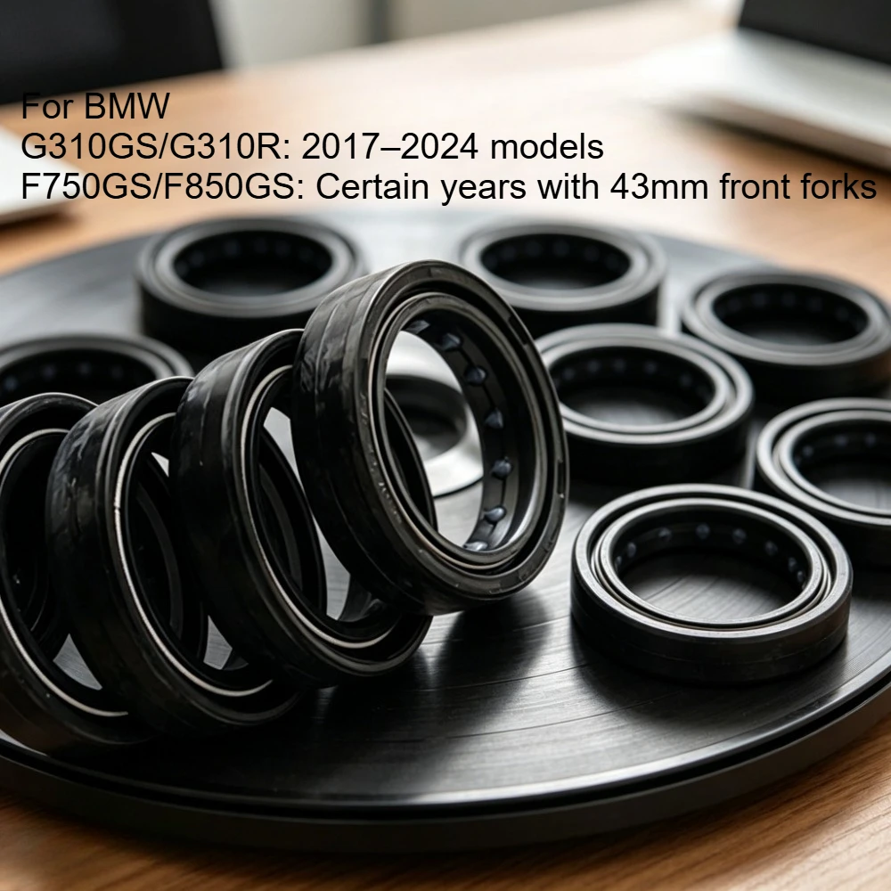 2/4/6/8pc 43x53x8/9.5 43*53 Integrated Oil Seal For BMW G310GS G310R 2017-2024 F750GS F850GS F750 F850 F 750 850 G310 G 310 GS R