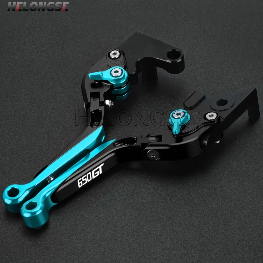 オートバイハンドブレーキ調整可能-折りたたみブレーキクラッチレバー拡張可能なレバー-cfmoto-650-gt-400gt-650gt-2022-2023-2024-650gt