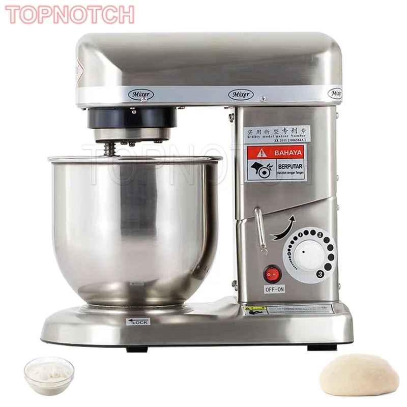 Food Processor 5L 7L 10L Kitchen Food Stand Mixer Cream Egg Whisk Blender Cake Dough Bread Mixer Maker Machine