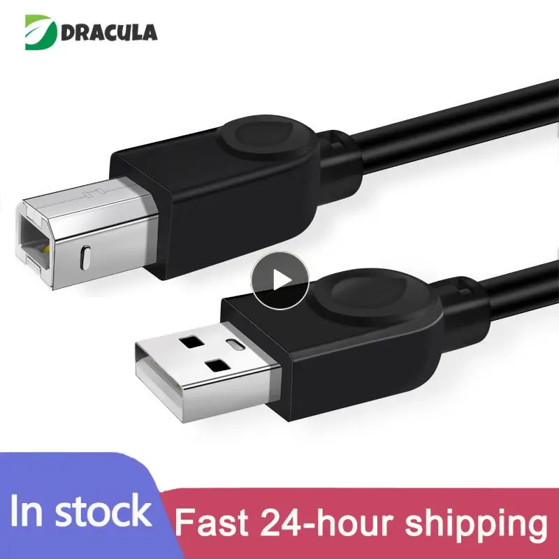 New Usb Cable For Printer High Speed A To B Male To Male Usb Printer Cable Data Sync For 3D Label Printer 50cm/100cm/150cm/300cm