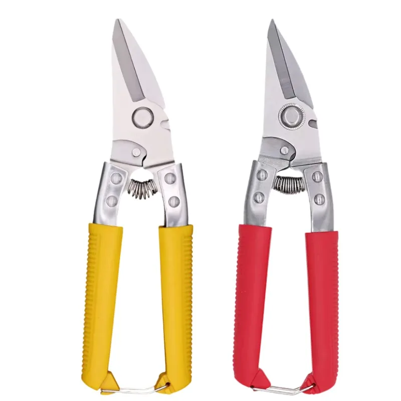 Gunting Listrik Stainless Steel Satu Tangan Alat Pemotong Serbaguna Universal Pisau Tajam Besar Dirancang untuk Memotong