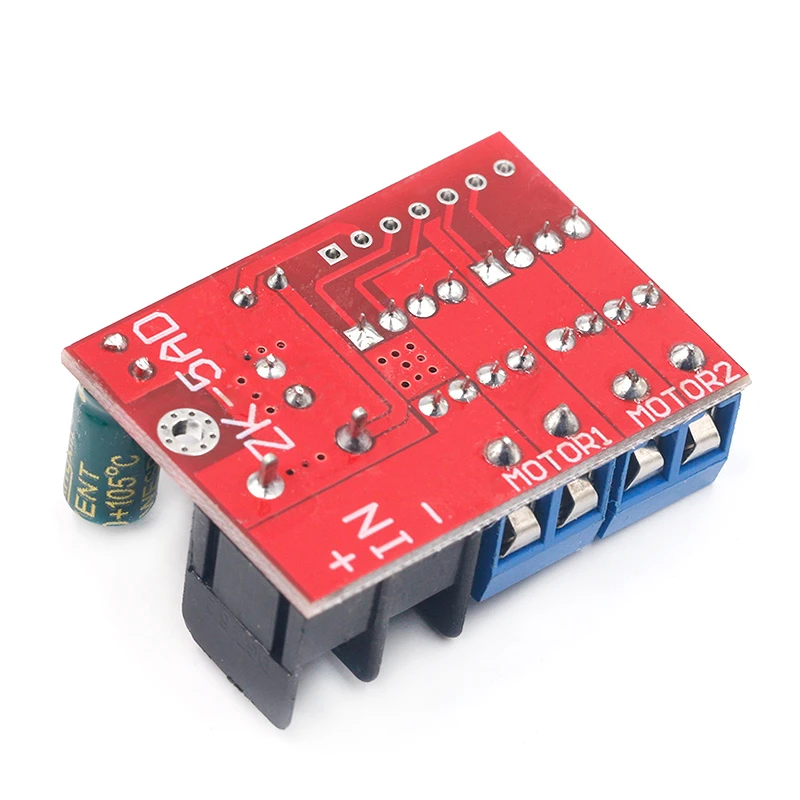 H Bridge Remote Control 5A 3V-14V Dual DC Motor Drive Module Voltage Reverse PWM Speed Regulation Double Super L298N 5AD