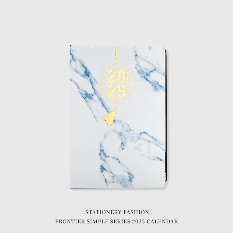 2025 Agenda Book A5 Notebook With Calendar To Do List Daily Weekly Monthly Planner Notebook Creative PU Leather Cover Notebook