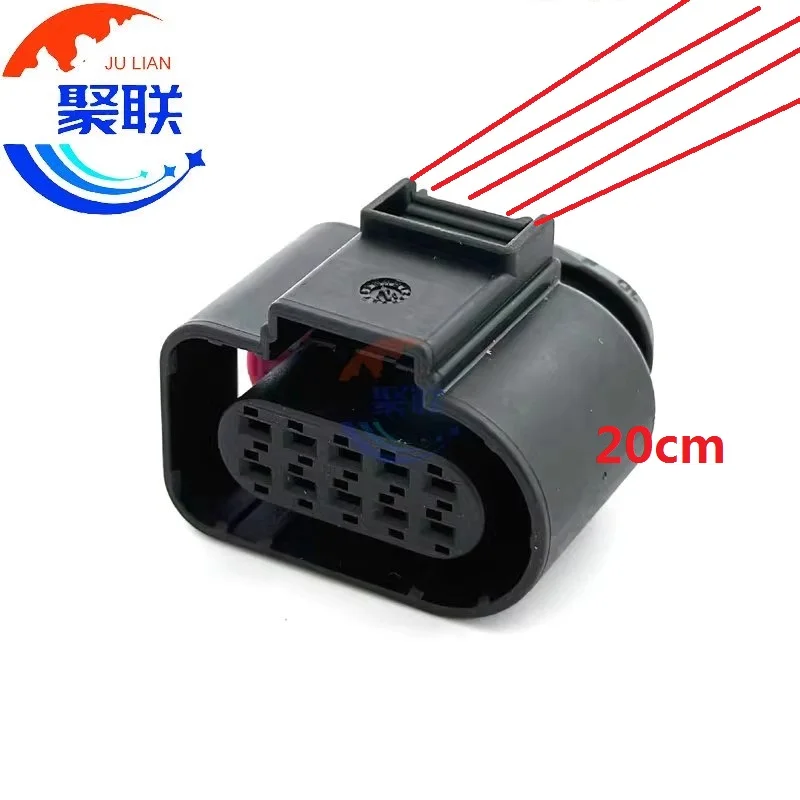 1Set 10Pin 4H0973715 42506100 42516100 1563498-1 1563495-1 Auto Wiring Connector With Cable Headlight Harness Plug 4H0 973 715