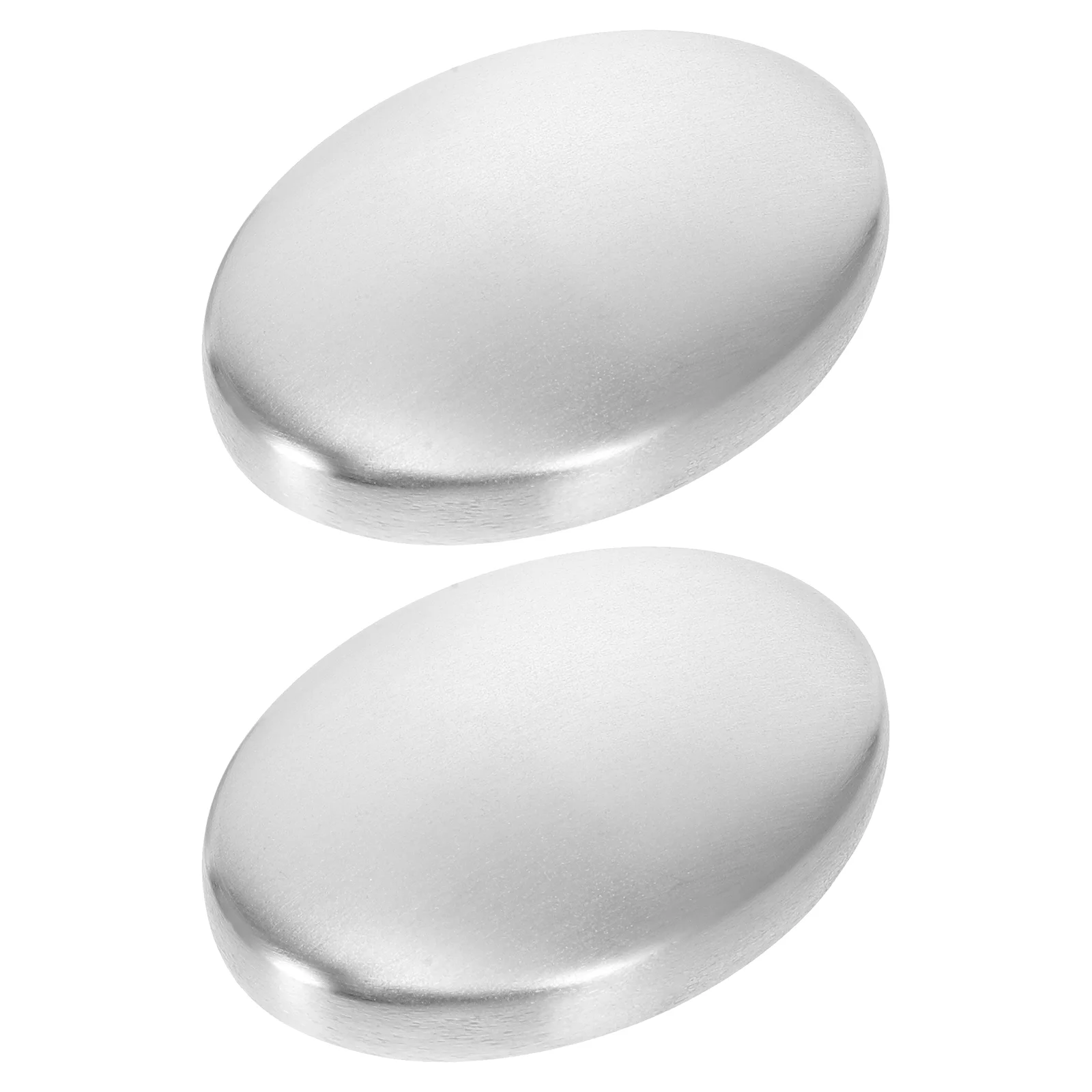 2 Pcs Metal Deodorant Soap Remover Garlic Bar for Cooking Silver Kitchen Deodorizing