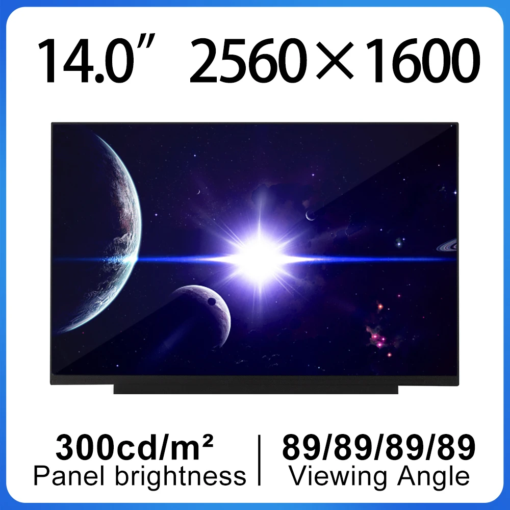 

NE140QDM-NX2 14 Inch TFT LCD Screen 2560(RGB)×1600 Tablet PC Displays and Panels TFT LCD Modules