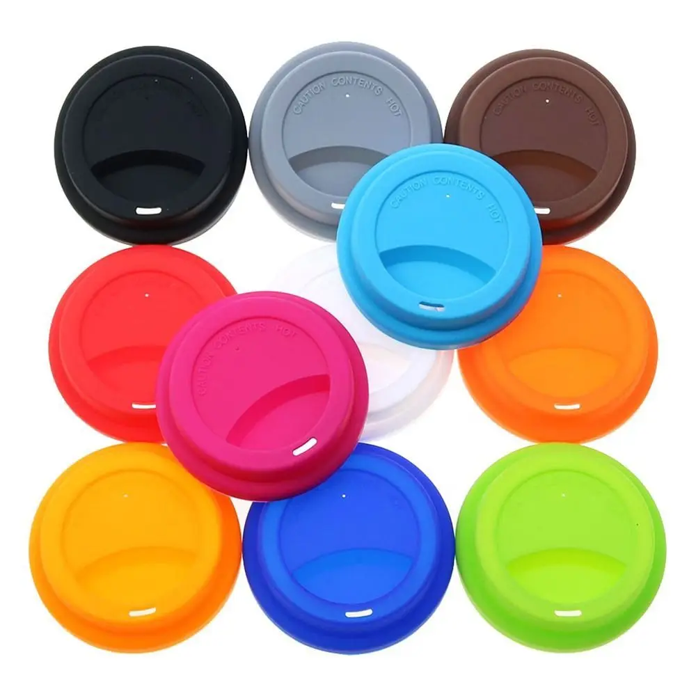 1Pcs Heat Temperature Preserve Mug Cover Dust Free Silicone Cup Cap Universal Protective Sealing Lid for 9cm Tea/Coffee/Milk Cup