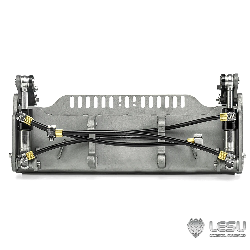 LESU Parts 1/14 Kits de cubos que se pueden abrir de Metal, accesorios para cargador hidráulico RC AOUE MCL8, modelo de repuestos, juguete sin pintar TH23086