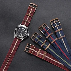 Nylon Watch Band for Tudor Army Military Canvas Strap Higher Quality for Seiko 20mm 22mm Bracelet for Rolex Men Women Wristband