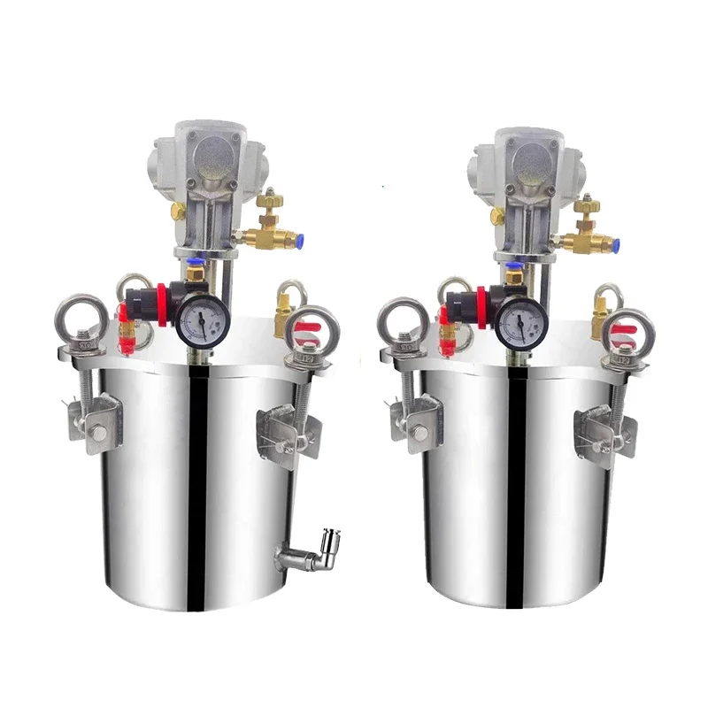 Pneumatic mixing pressure tank 1-100L stainless steel pressure tank dispensing feed tank