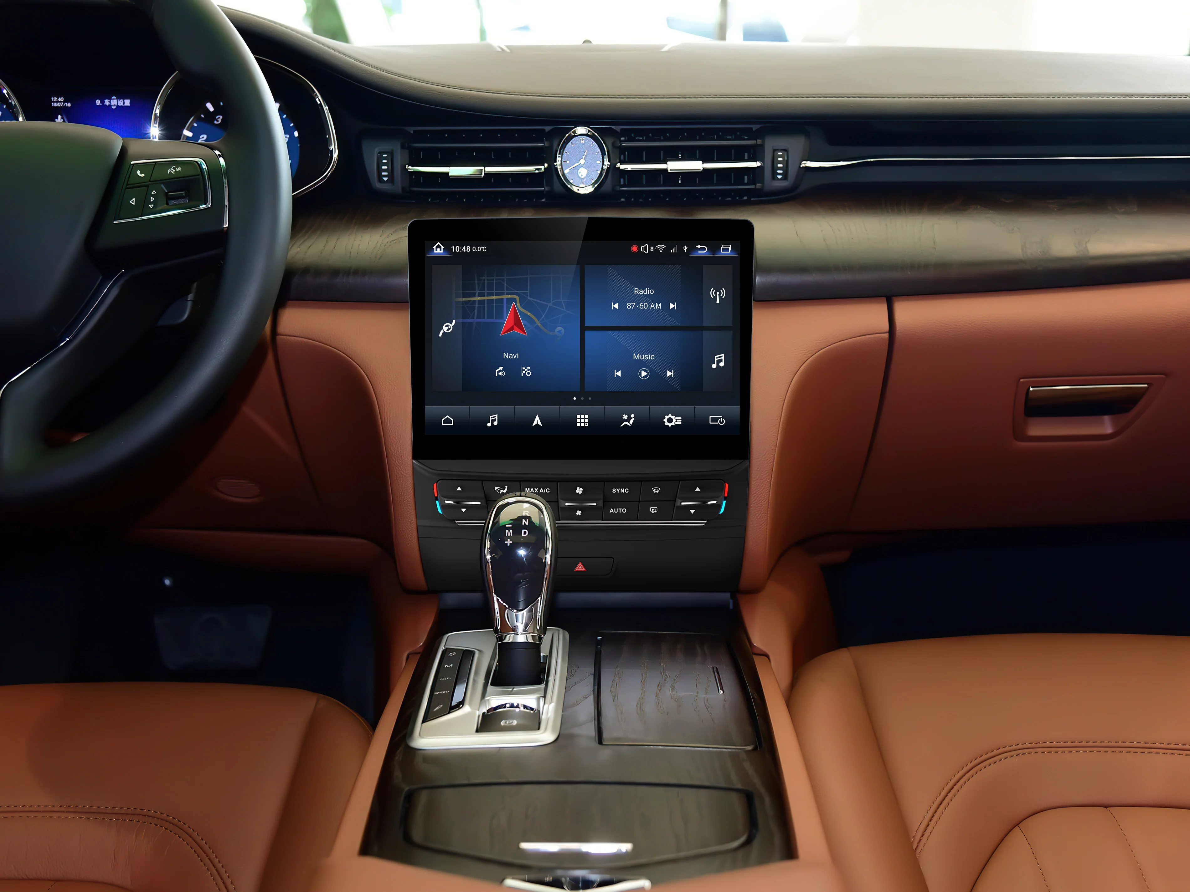 10.5 Inch Android 13 Carplay For Maserati Quattroporte QP 2013-2020 Car Multimedia Player GPS Navigation Car Radio Auto Stereo