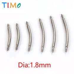 20 PCS Dia1.8mm Spring Bars Curved Watch Strap Link Bars18mm 19mm 20mm 22mm 24mm Watch Strap Bands Bracelet Spring Bars