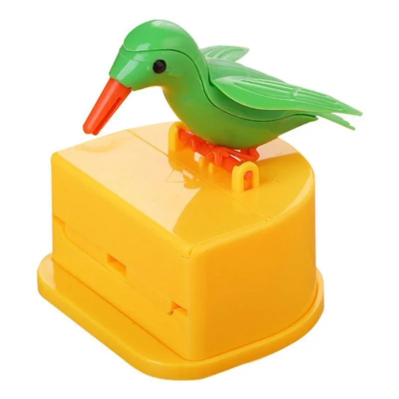 Cute Little Bird Toothpick Container Automatic Toothpick Dispenser Toothpick Holder Home Decor Table Decoration Table Accessorys