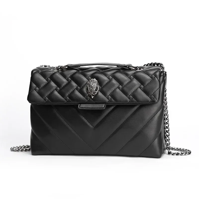 Kurt Geiger London Dames Single Eagle Head Cosmetische Tas Luxe Merk Designer Schouder Crossbody Handtassen voor Dames Nieuw