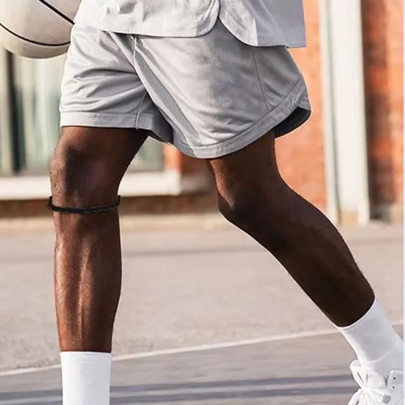 2 Stück Patellasehnen-Kniebandage, atmungsaktiv, elastisch, rutschfest, Multifunktions-Stabilisator, Stützbandage für Tennis, Volleyball, Kniebeugen – Detail 6