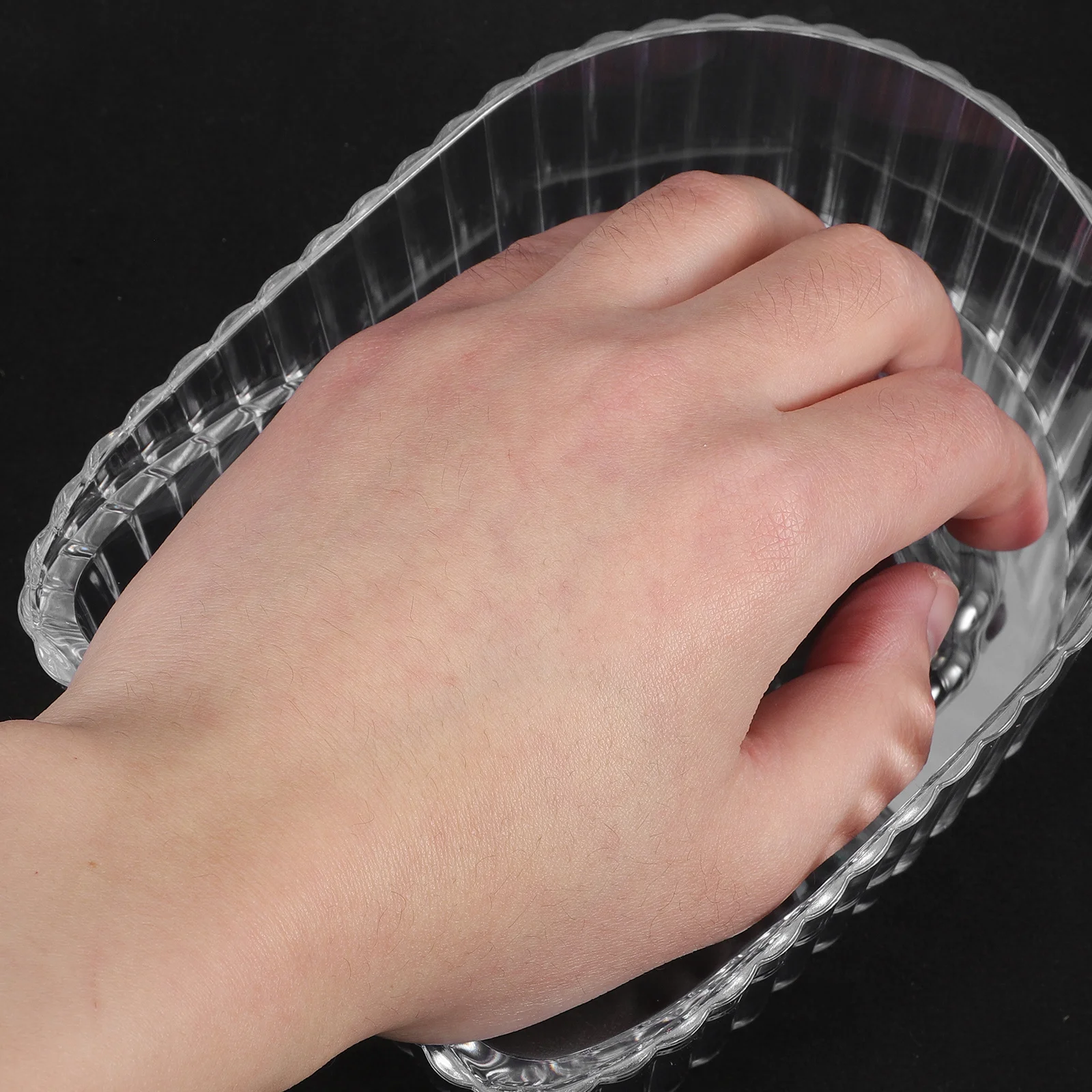 Comfortabele handvormige nagel losweken kom voor manicurebehandelingen Thuis en salon Gebruik nagel inweken kom Hand inweken kommen