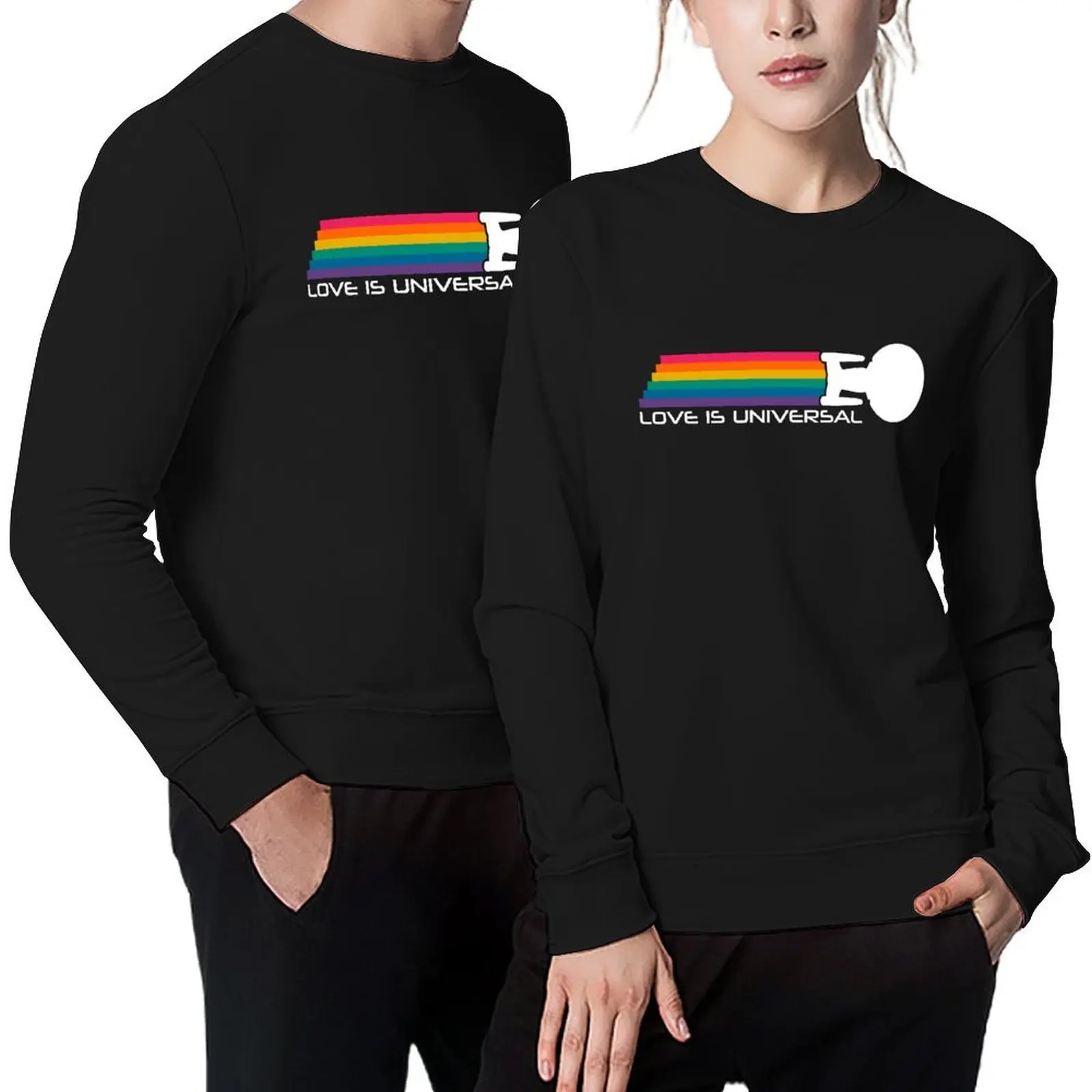 

Star Trek: The Next Generation Pride Love Is Universal Rainbow Ship Pullover autumn clothes korean style clothes new sweatshirt