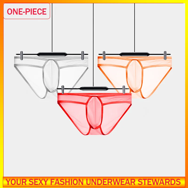 

Мужское нижнее белье, сексуальные прозрачные быстросохнущие трусы-бикини, дышащие мягкие U-образные выпуклые мужские трусы с низкой талией Sissy Cueca