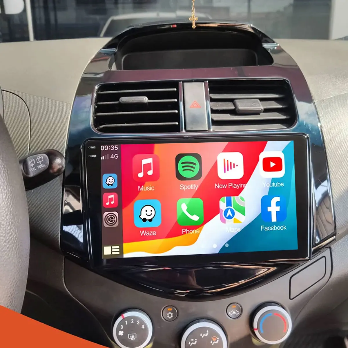 Android 16 For Chevrolet Spark 2010 2011-2014 DSP Autoradio Stereo Head Unit Car Radio with Wireless CarPlay Plug and Play