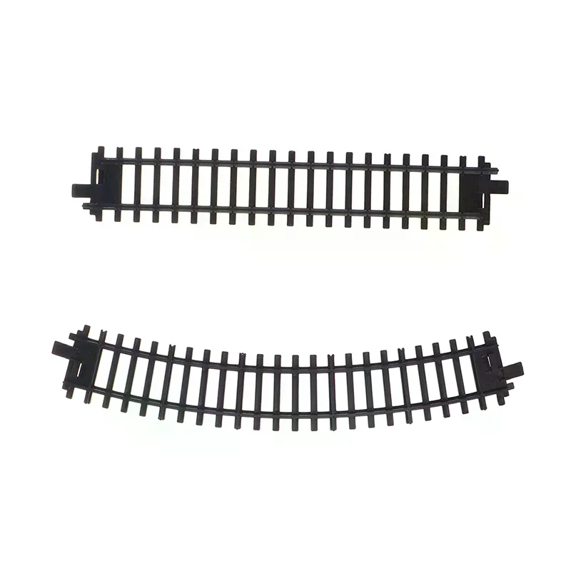 Track Expansion Pack For Railway King Classical Train City Trains Flexible Tracks Straight Curved Rails Building Block Toys Rail