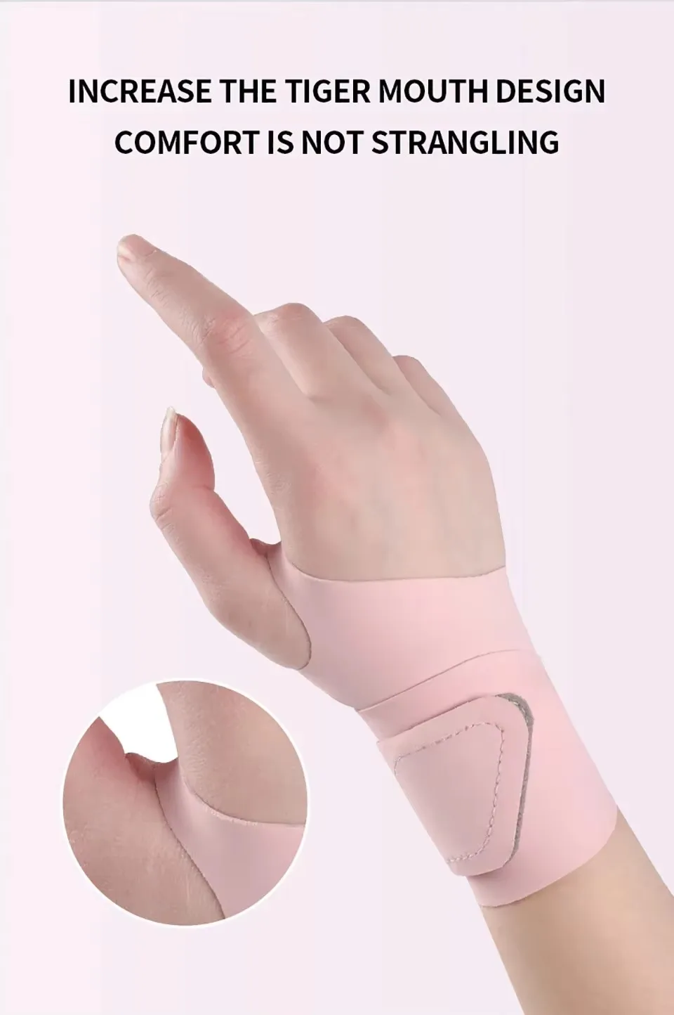 Verstellbares, ultradünnes Handgelenkband zur Schmerzlinderung bei Verstauchungen, atmungsaktive Unterstützung für Fitnessübungen, Arthritis, Sehnenentzündung, Karpaltunnelsyndrom – Detail 8