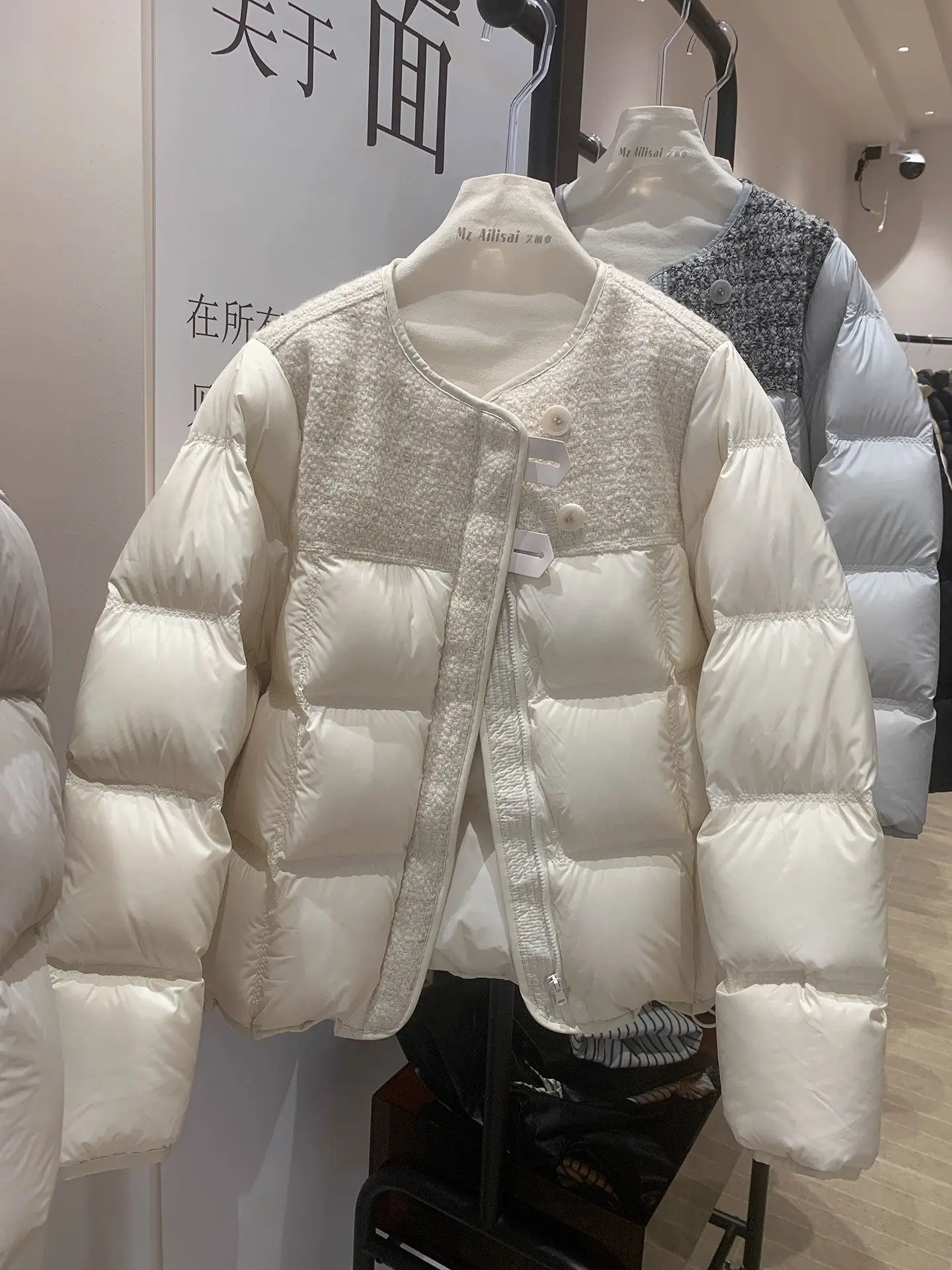 

Женская зимняя свободная верхняя одежда из хлопкового джета больших размеров Ne Or Thiened Cotton Jaet Small Fraance Sle, уникальный дизайн...