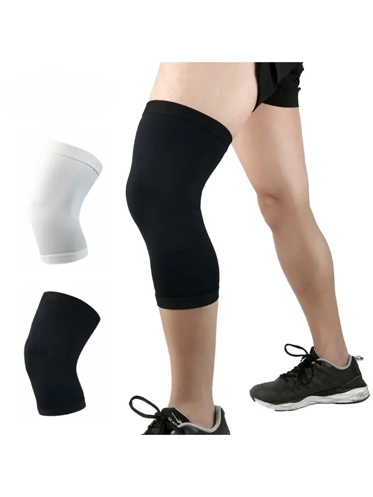 AliExpress NONE 1Pcs Basketball Sports Knee Pads Elastic Knitted Compression Leg Warmers Outdoor Running Cycling Mountaineering Men Women
