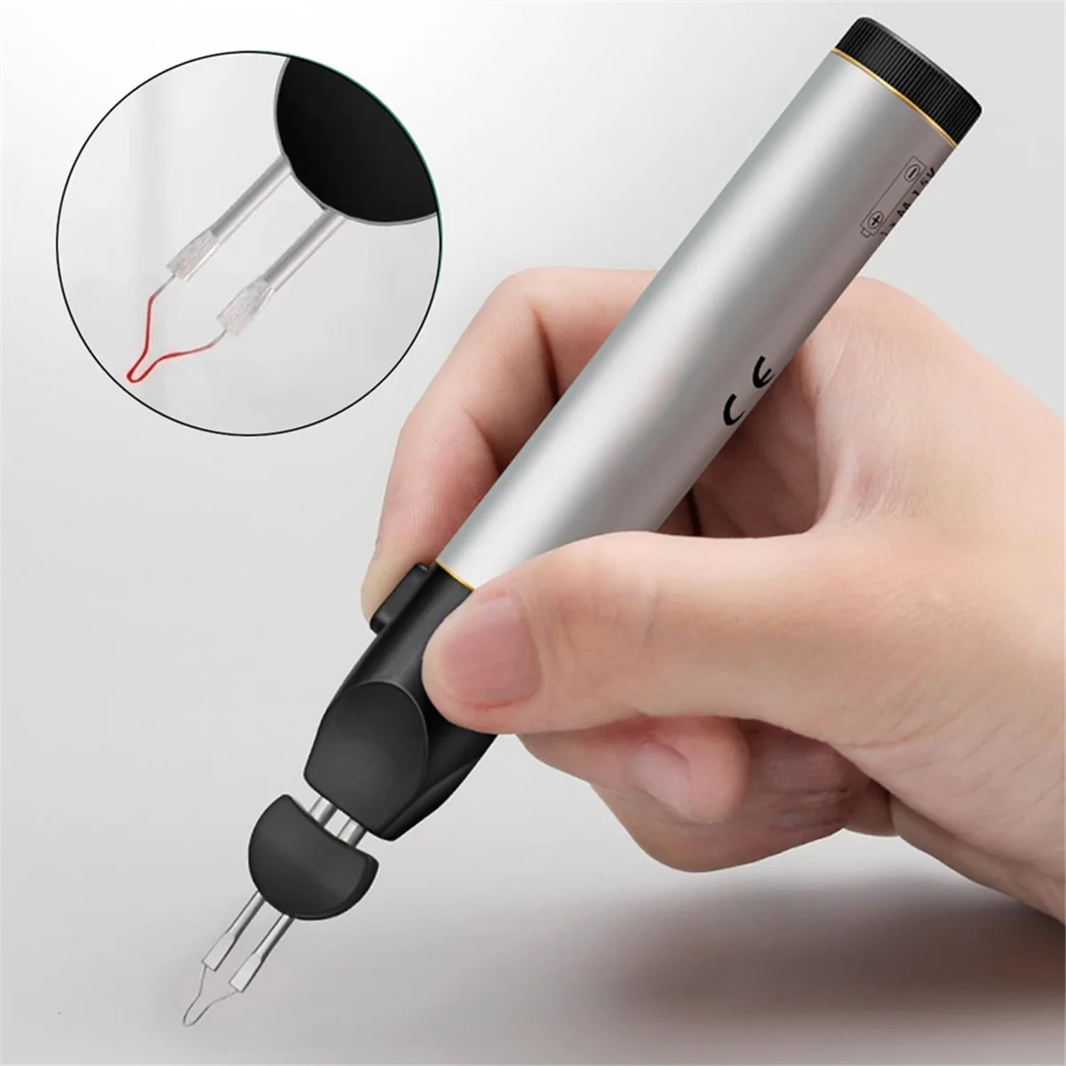 AA25 Thread Burner Kit with 1 Tip One-Touch Thread Zapper Tool for Finishing Bead Weaving, Sewing, Leather Work