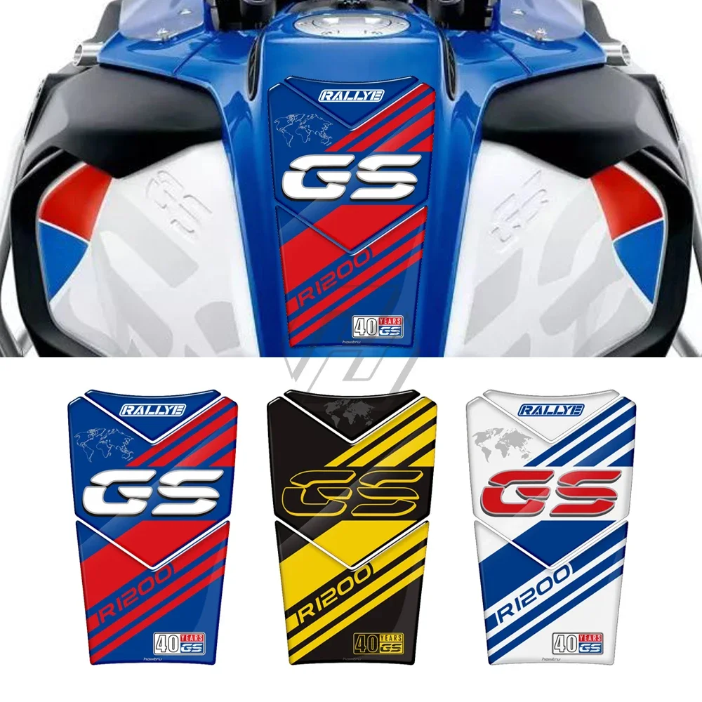 وسادة خزان الغاز الراتنج ثلاثية الأبعاد لسيارات BMW R1200GS Adventure 2014-2019 ملصق حماية تزيين الدراجة النارية