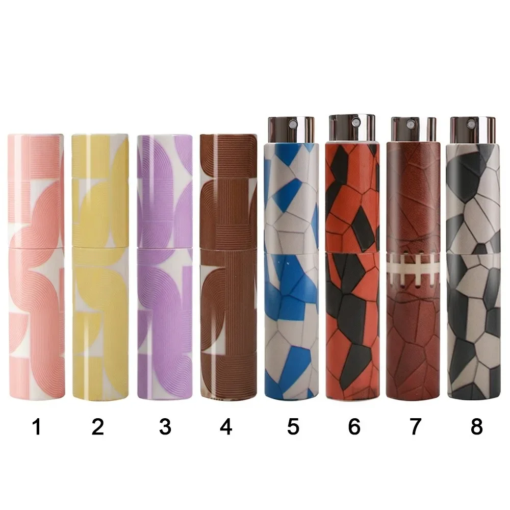New 10ml Mini Perfume Bottle Refillable Portable Empty Cosmetic Containers Storage Sprayer Empty Spray Rotating Bottle