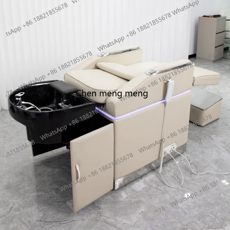Hot sales Intelligent electric lift shampoo, hair cutting chair, integrated hair salon, special treatment and beauty bed for hai