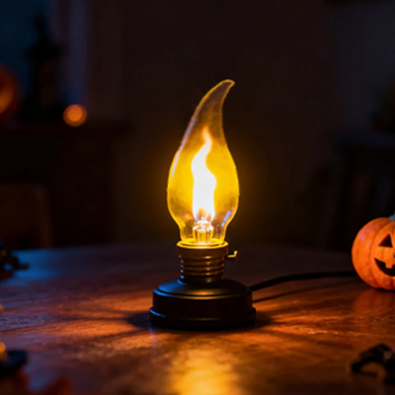 E12/E14/E27 LED Bulbs with Flames, Decorative Flicker and Authentic Fire Effect