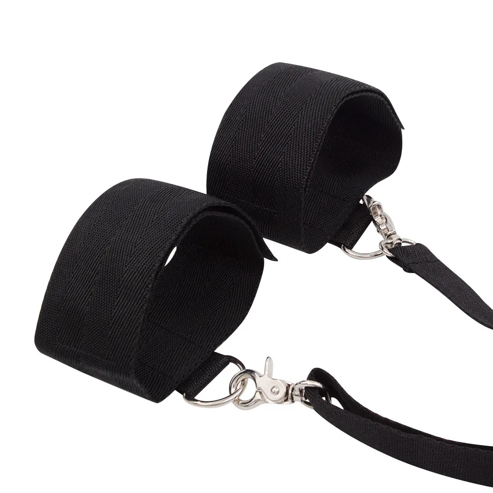 Waist BDSM Belt with Detachable Dildo Handcuff Leather Harness Penis Holder Bondage Chastity Forced Orgasm Belt for Dildo Women