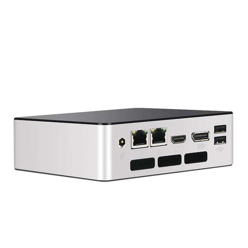 Mini PC Intel Ultra 7 155U Processor WiFi6 Dual Ethernet HDMI2.0 DP Type-C Windows 11 Supports 2x DDR5 2x M.2 NVMe SSD