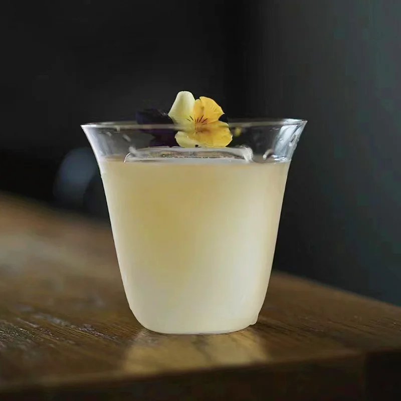 Japanese Sake Glass, Kung Fu Boba Tea Cup, Cocktail Whiskey Glass, High-end Coffee Cups, Bar Wine Accessories Kitchen Utensils