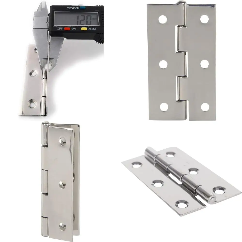 

15 шт. петель для шкафов из нержавеющей стали, 2,5 x 5/8 x 5/8, 60x15x15, 90 шт. в комплекте с зеркально полированными винтами, прочные и долговечные.