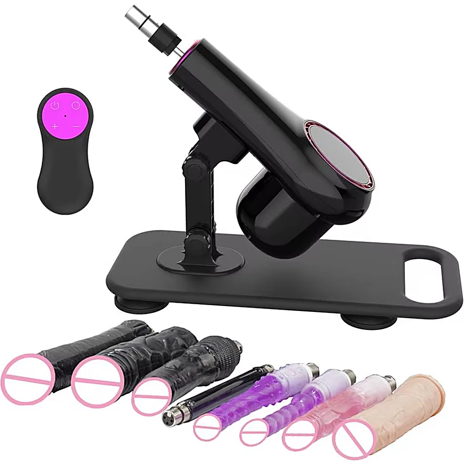 Sex Machine with Dildo Stroke 6cm Reciprocating Linear Actuator Female 3XLR Masturbation Sexual Kits