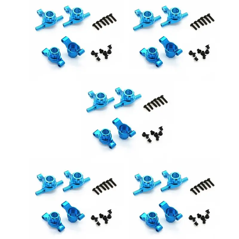 Best-20Pcs Metal Front And Rear Upright Knuckle Arms Steering Knuckle Set For Tamiya TT02 TT-02 1/10 RC Car Upgrade Parts