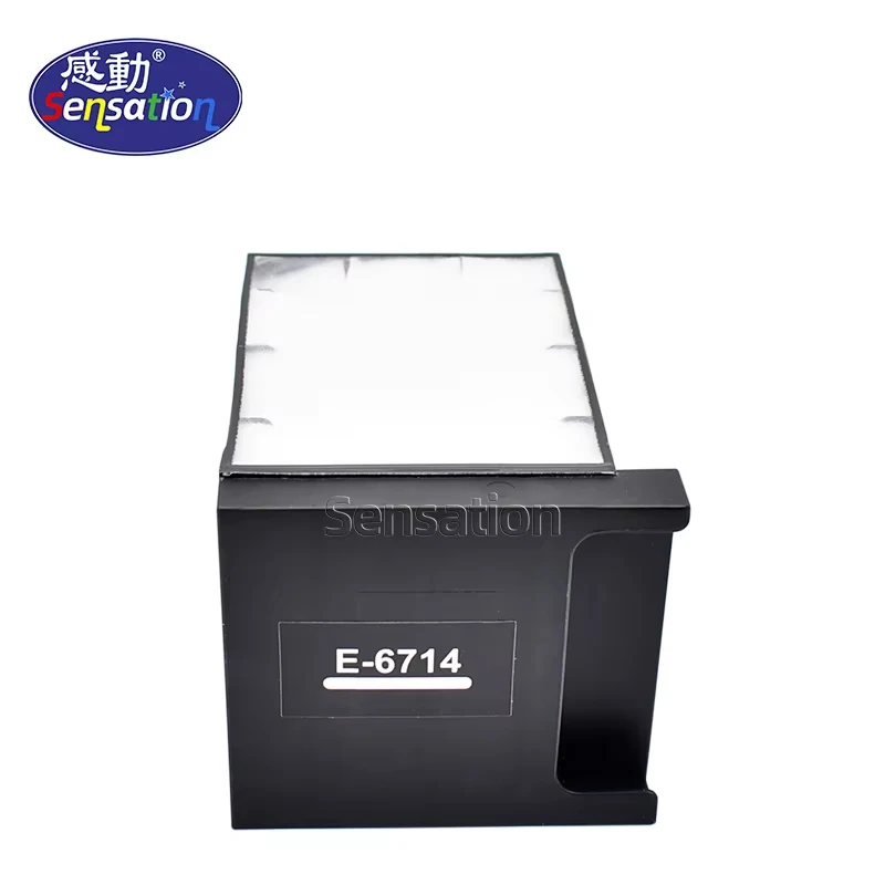 

E-6714 Картридж для контейнера для обслуживания PX-S7110 Накладка для резервуара для отработанных чернил, совместимая с Epson WF-C869RA 8690A C8190A 899, хит продаж