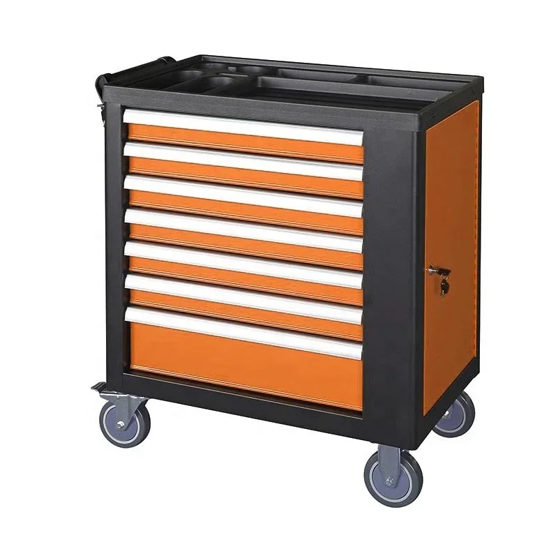 High Quality Multi-function Metal Drawer Tool Trolley Box With Tool Sets For Car Repair