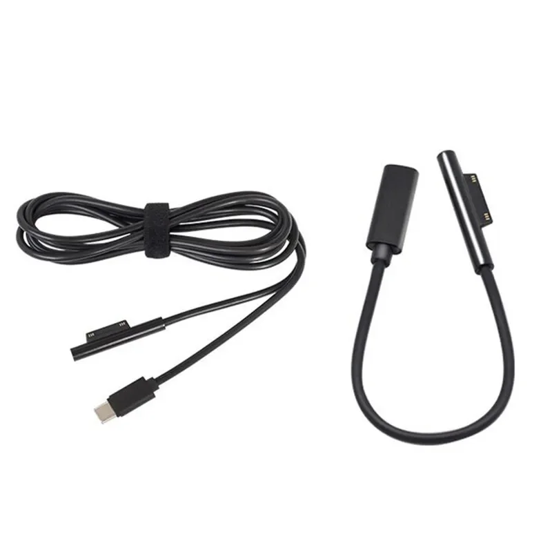 PD To Microsoft Surface Tablet Adapter for Pro3 Pro4 Pro5 Pro6 Book 1 2 RT RT2 Por 1 2 Charging Adapter TYPE-C USBC