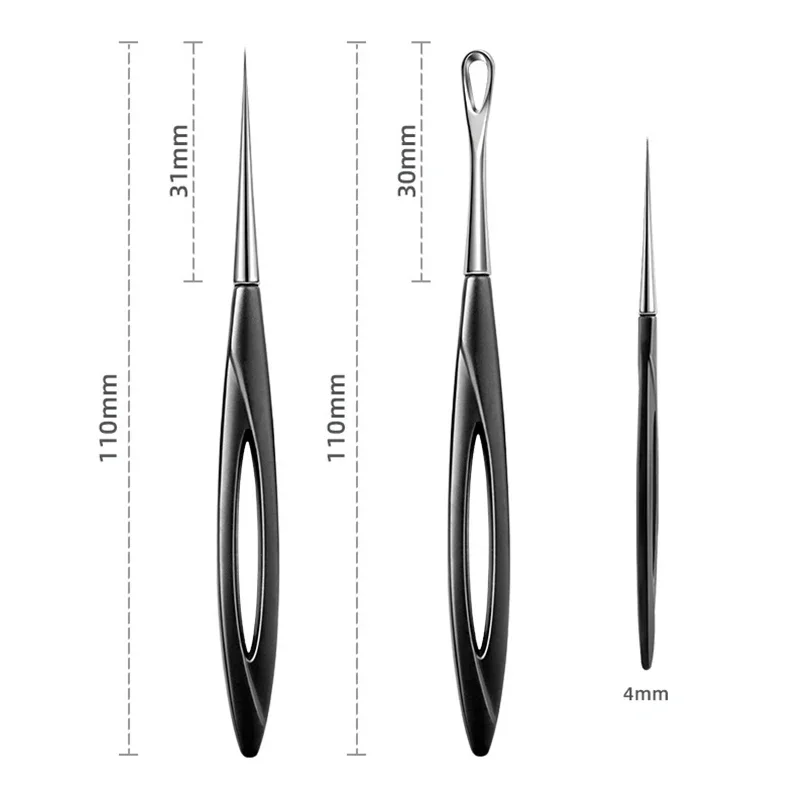ملون جديد فائق النعومة خلية البثور الرؤوس السوداء الرؤوس البيضاء كليب صالون تجميل خاص جزيئات الدهون إبرة أداة
