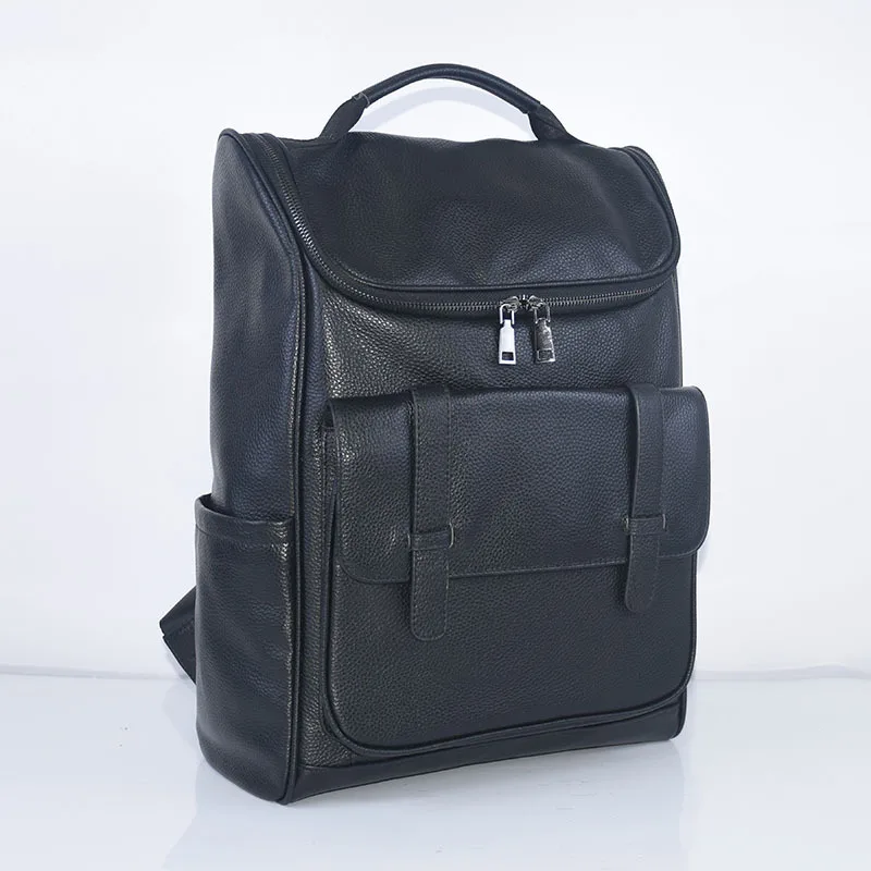 

Real Leather Men's Backpack Genuine Leather Bag for Man Large Size Top Quality Premium Design