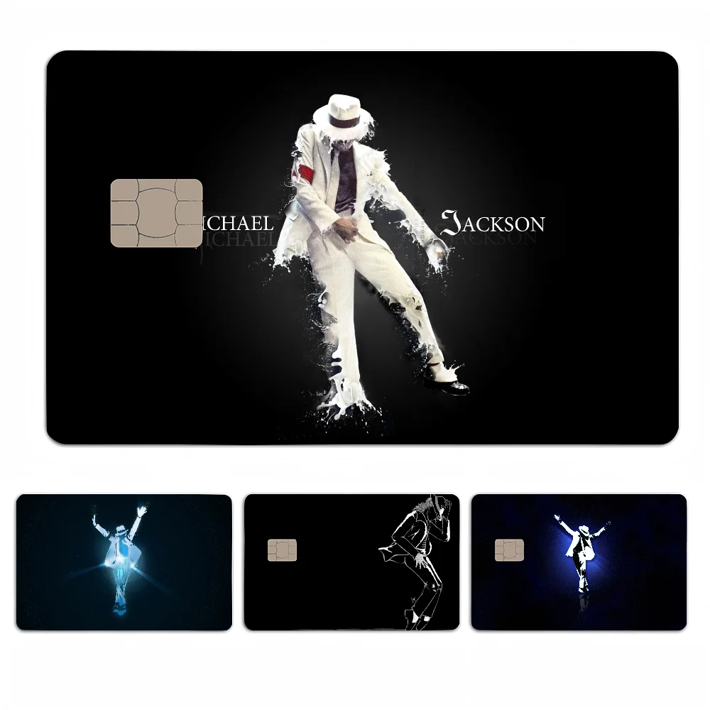 Michael Jackson Anmie Sticker Film Skin Cover For Credit Card Debit Bank Card Front